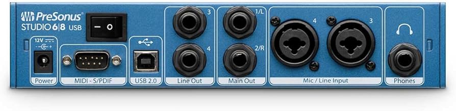 Amazon.co.jp: PreSonus オーディオインターフェイス Studio 6|8