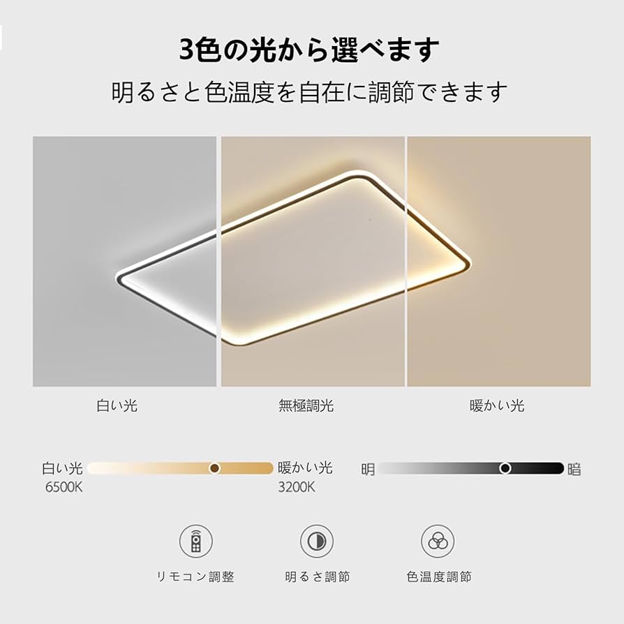 Amazon.co.jp : LED シーリングライト 8畳 シーリングライト おしゃれ