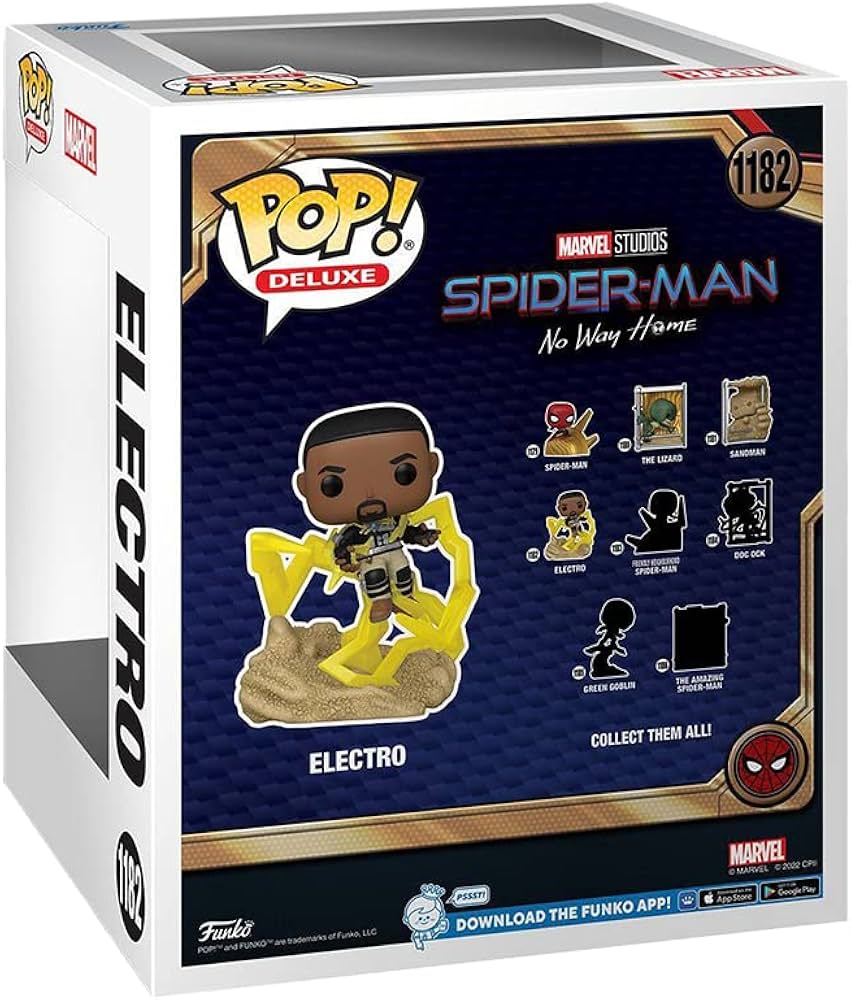 Amazon.com: Funko Pop! Deluxe: Spider-Man: No Way Home - Electro