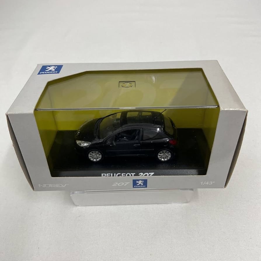 Amazon | NOREV 1/43 Peugeot 207 Black 3ドア GT プジョー ブラック