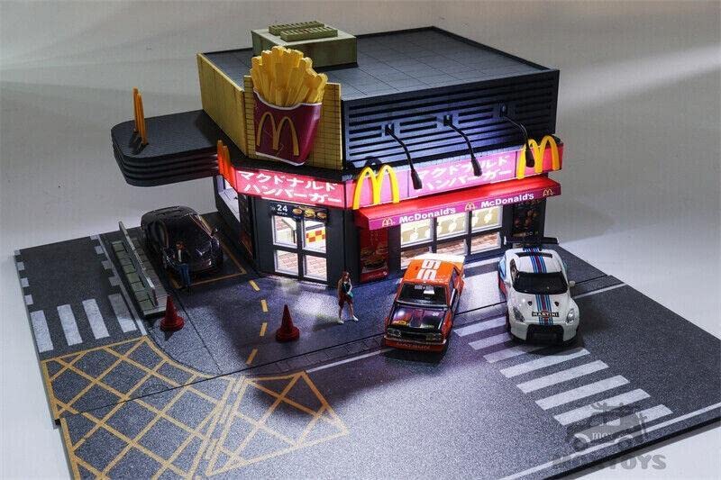 Amazon.co.jp: 1/64 MAGIC CITY ジオラマ マクドナルド : おもちゃ