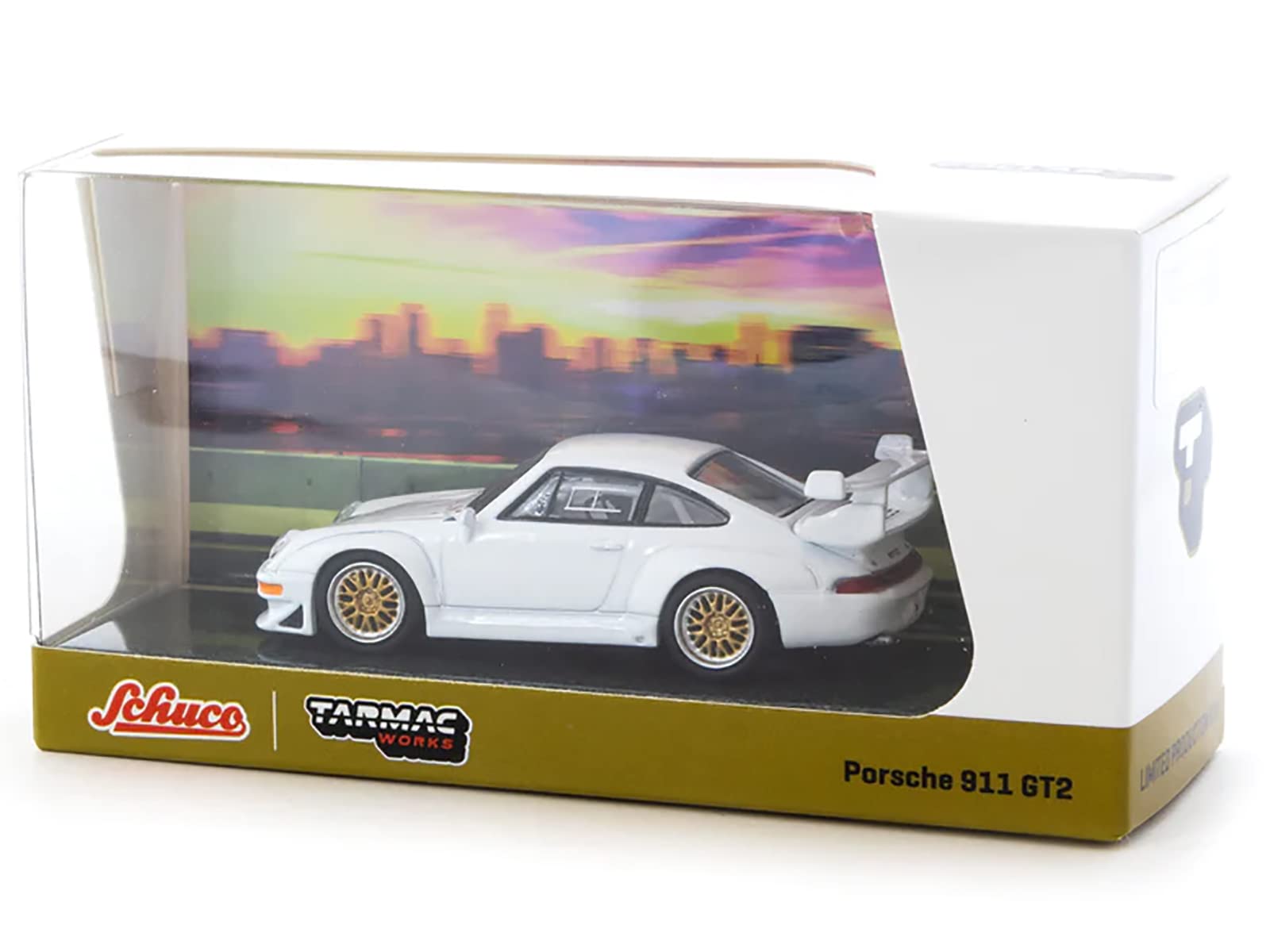 Amazon.com: 911 GT2 White Collab64 Series 1/64 Diecast Model Car