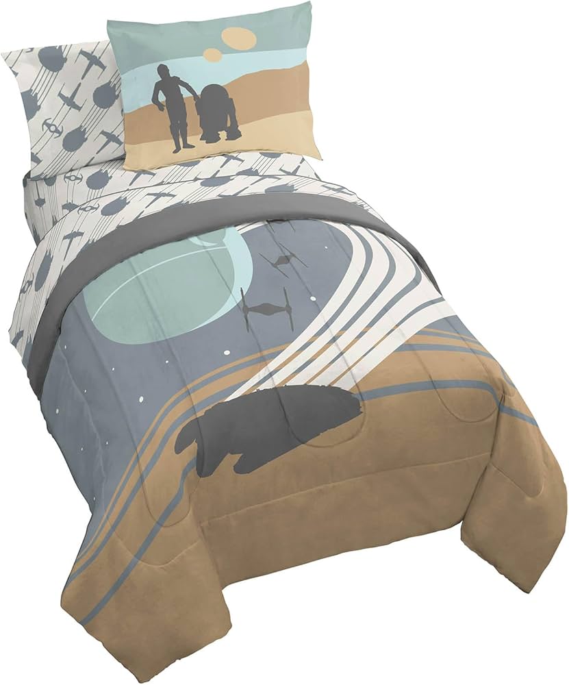 Amazon.com: Jay Franco Star Wars Twin Size Comforter Set - 5 Piece