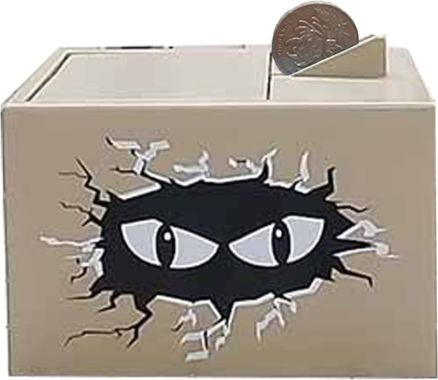 Amazon.co.jp: 男の子用貯金箱 ゴースト 手盗み コイン貯金箱 おもちゃ