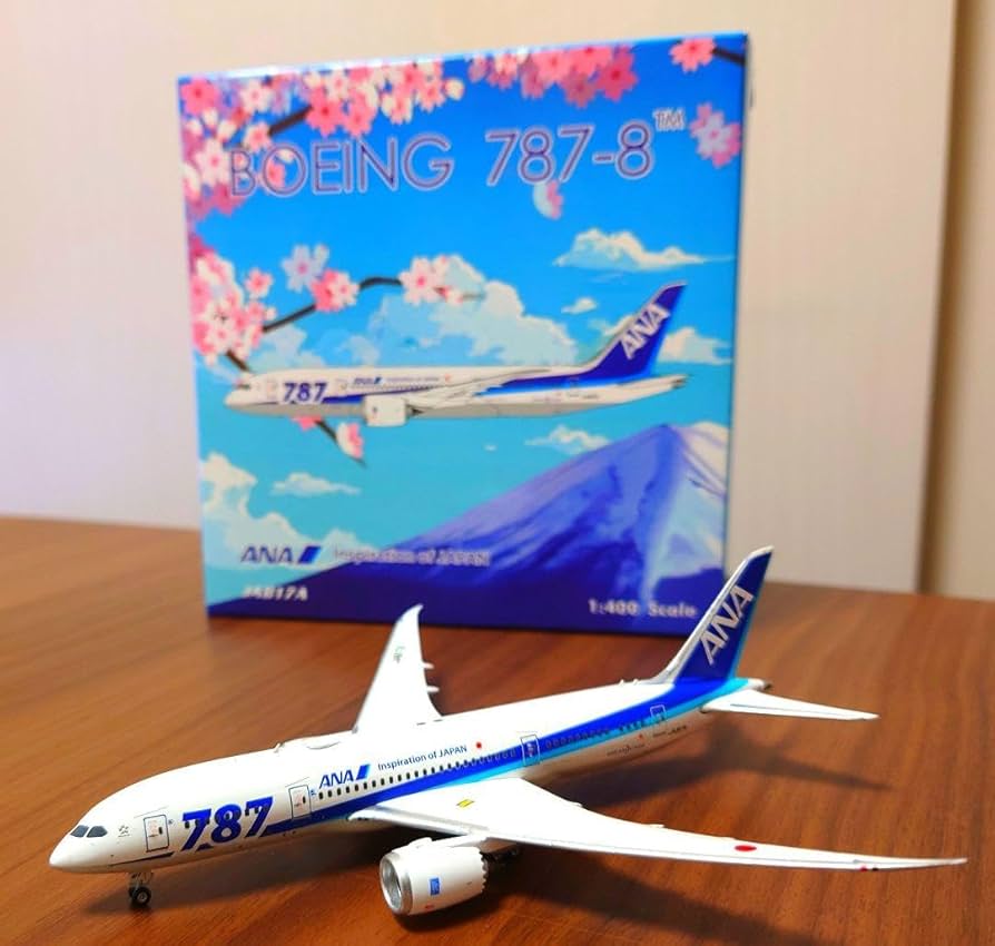 Amazon.co.jp: ANA B787-8 JA817A 1/400 飛行機模型 : おもちゃ