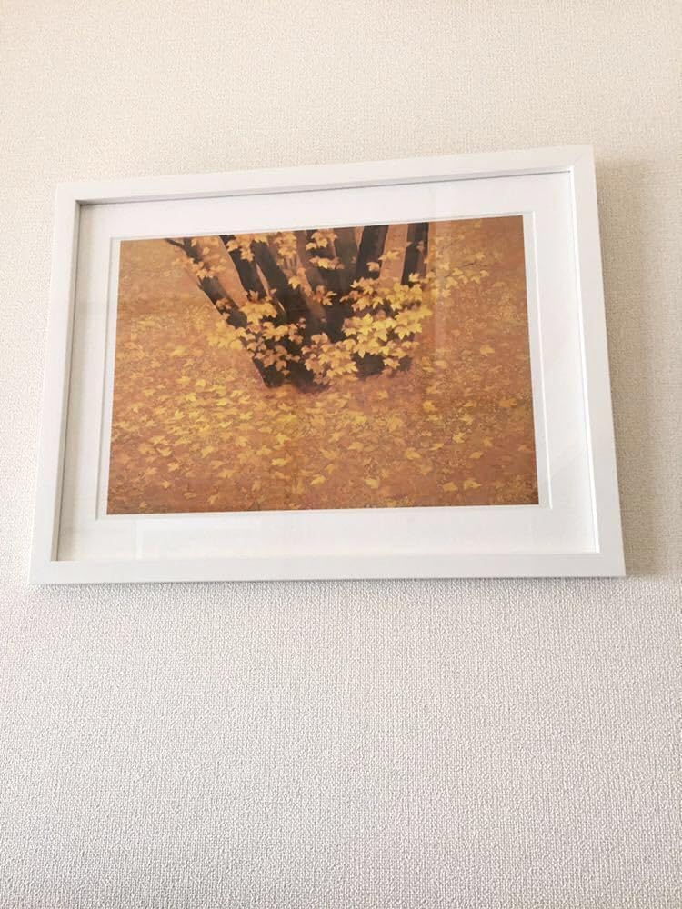 Amazon.co.jp: 東山魁夷絵柄24種展開「行く秋」読売新聞社 額絵