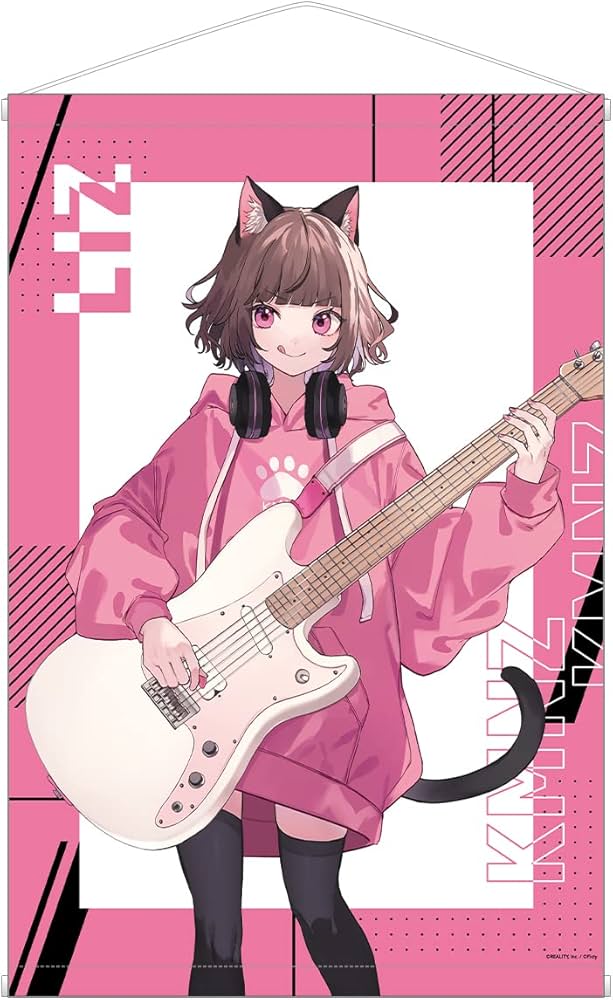 Amazon.co.jp: KMNZ 描き下ろしイラスト LIZ ギター演奏ver. A1