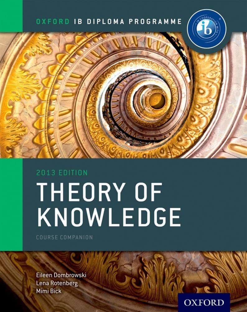 Amazon.com: IB Theory of Knowledge Course Book: Oxford IB Diploma