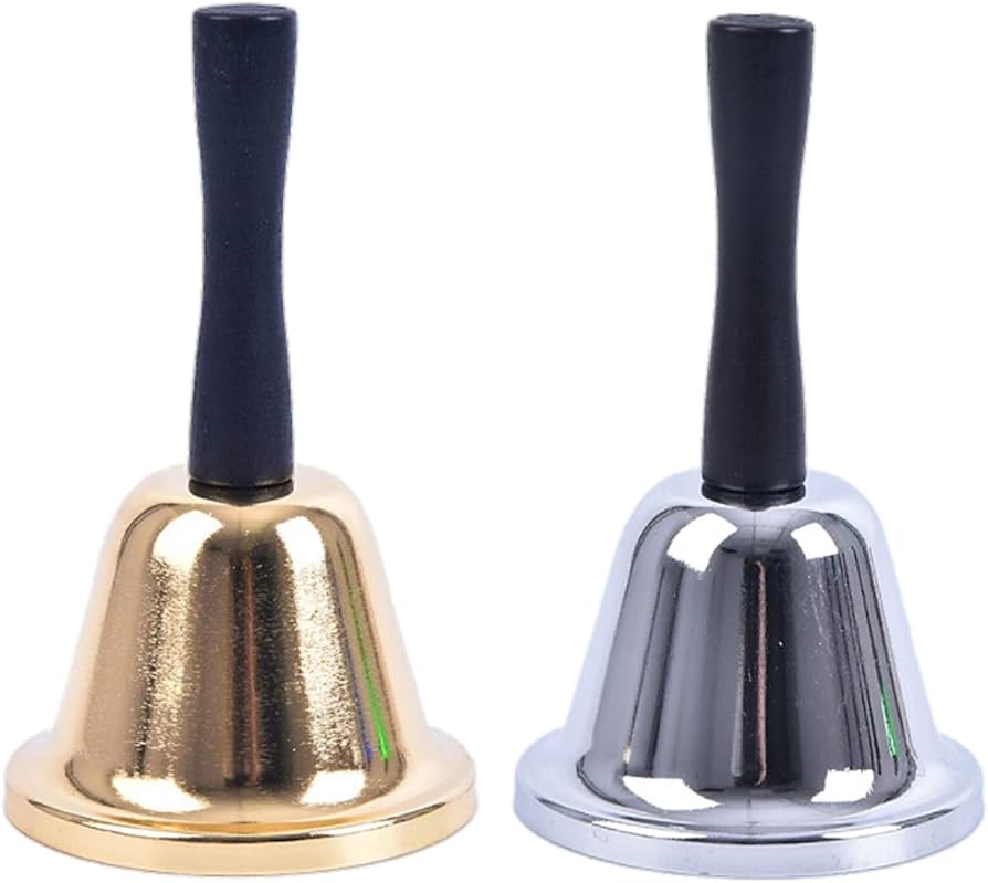 Amazon.co.jp: heizi ハンドベル 卓上ベル 2個セット 祭り用品