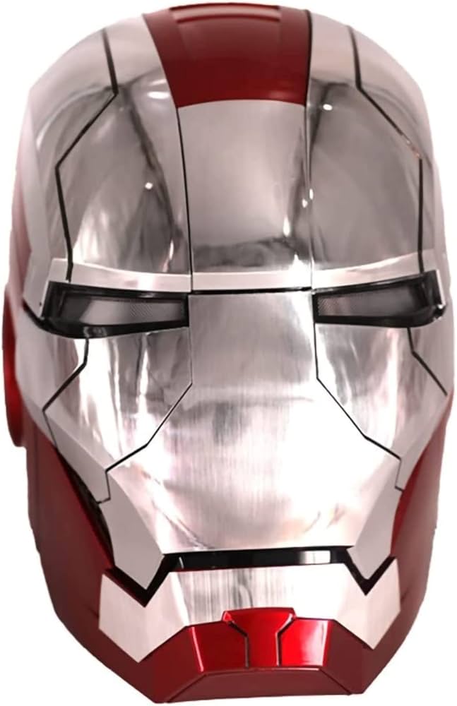Amazon.co.jp: AUTOKING Iron Man MK5電動ヘルメット、マルチピース