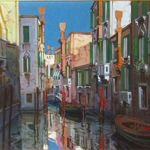 Amazon.co.jp: R.ROBERTI『VENEZIA（ベネチア）』油彩画 風景画 ベニス