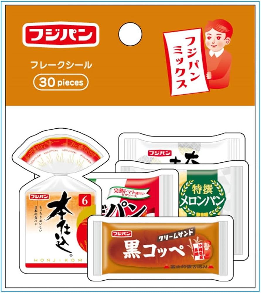 Amazon.co.jp: フレークシール 森永ミルクフレークシール フジパン