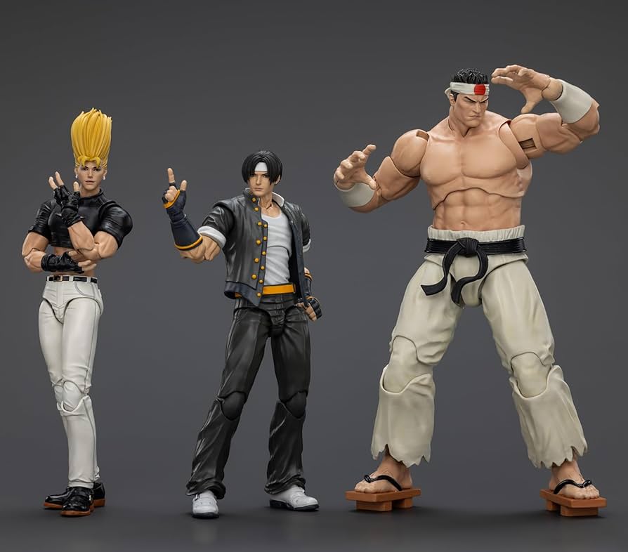 Amazon.com: JOYTOY SNK 1/18 Action Figure KOF 98UM Hero-3PCS