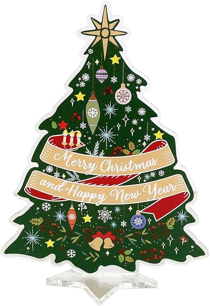 Amazon.co.jp: F+Tres アクスタ クリスマスツリー サンド 1個 アクリル