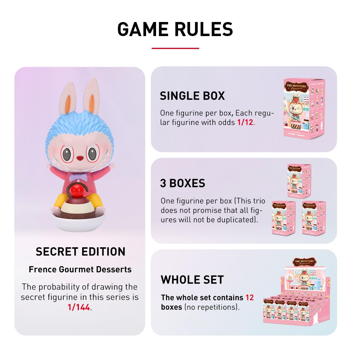 Amazon | POP MART LABUBU ザ・モンスター・パティシエシリーズ