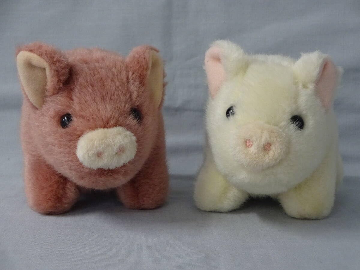 Amazon.co.jp: セキグチ ブタ ぶた ぬいぐるみ 2体セット売り ピンク