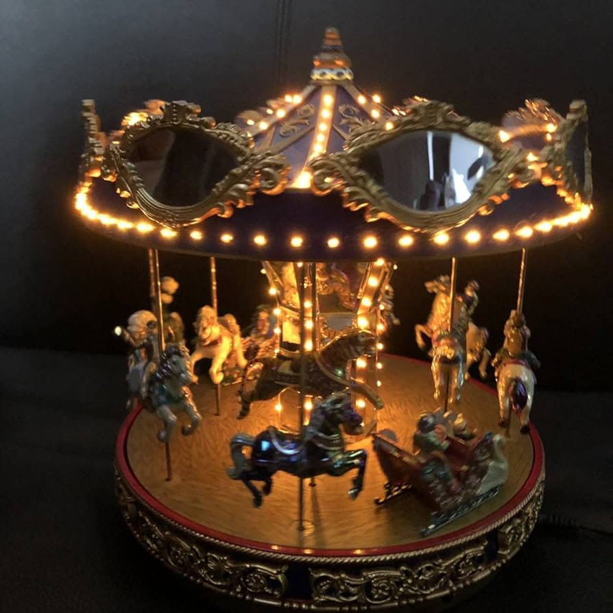 いく Mr. Christmas 遊園地オルゴール2点 いく Mr. Christmas 遊園地