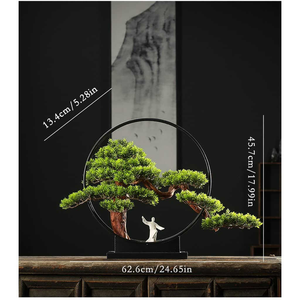 Amazon｜シミュレーション鉢植え盆栽 陶磁器のフィギュアと人工盆栽の