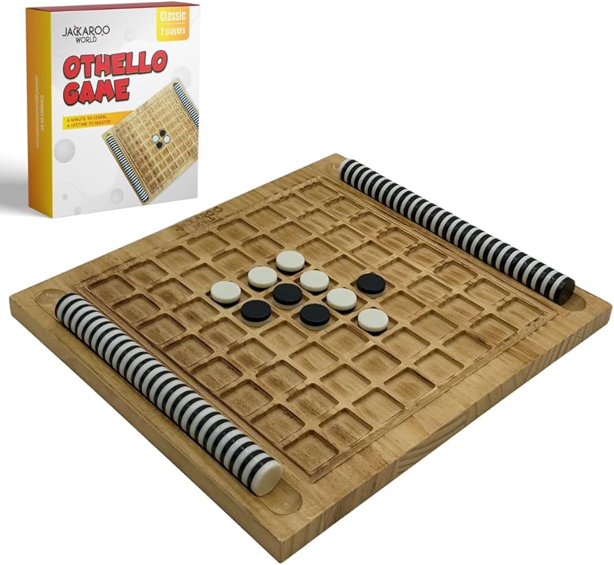 Amazon.com: Jackaroo World Othello Board Game, Reversi Game, Solid