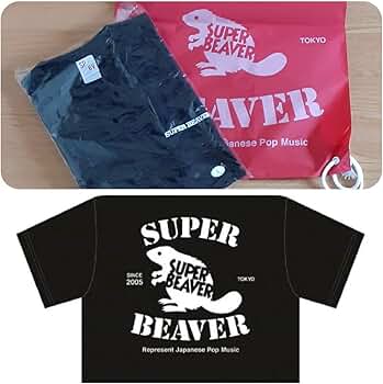Amazon.co.jp: スーパービーバー バックドロップTシャツ ライブ限定