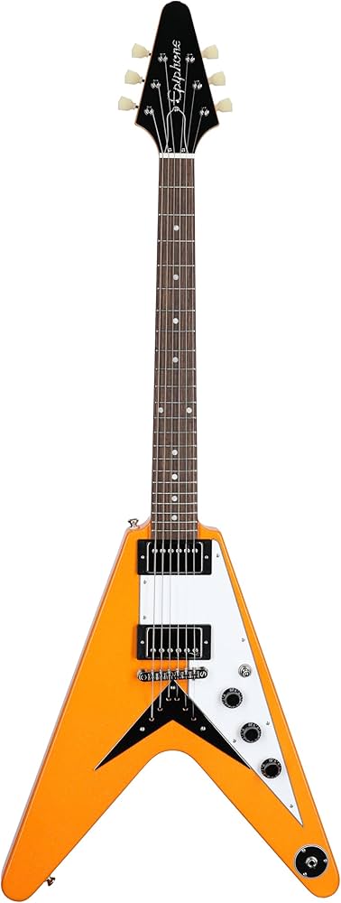 Amazon.com: Epiphone EXCLUSIVE Flying V, Citrus Sparkle : Musical
