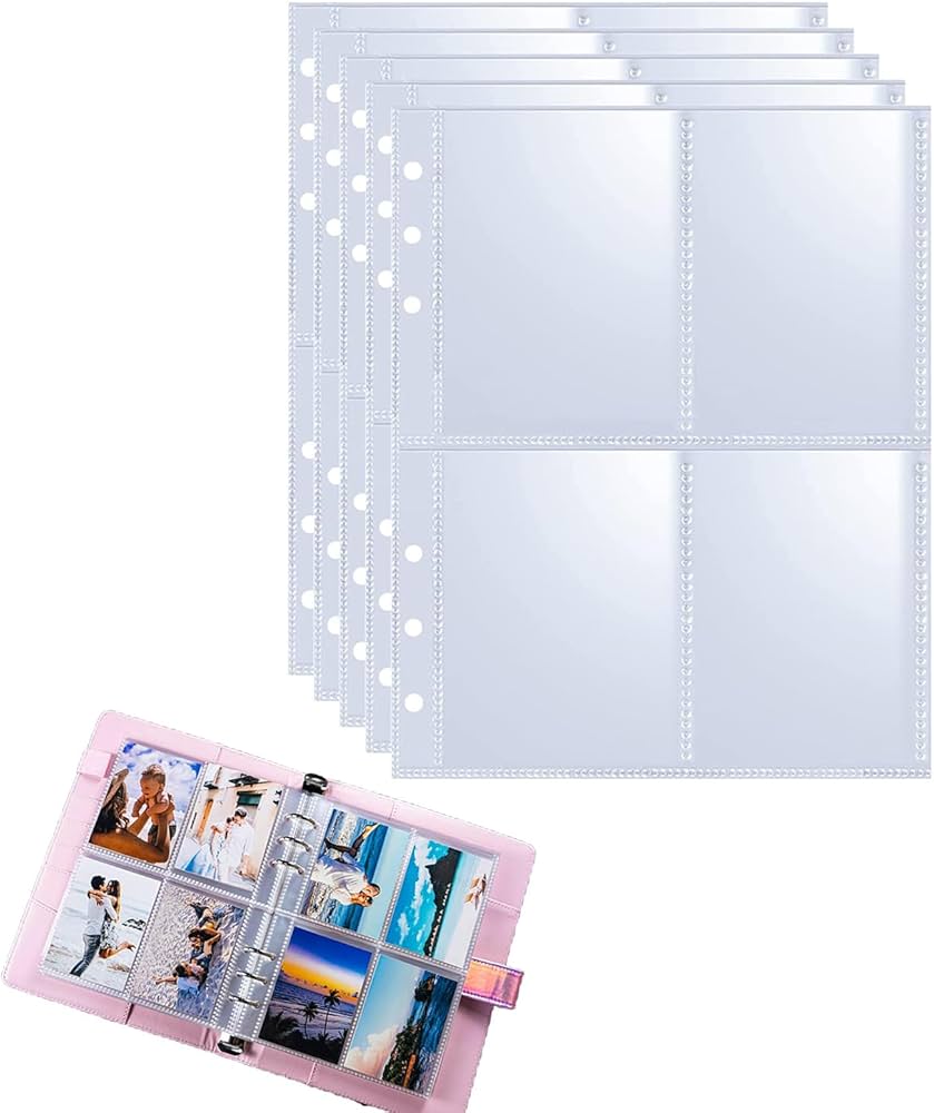 Amazon.co.jp: A5トレカ ファイル カードファイルリフィル 4ポケット