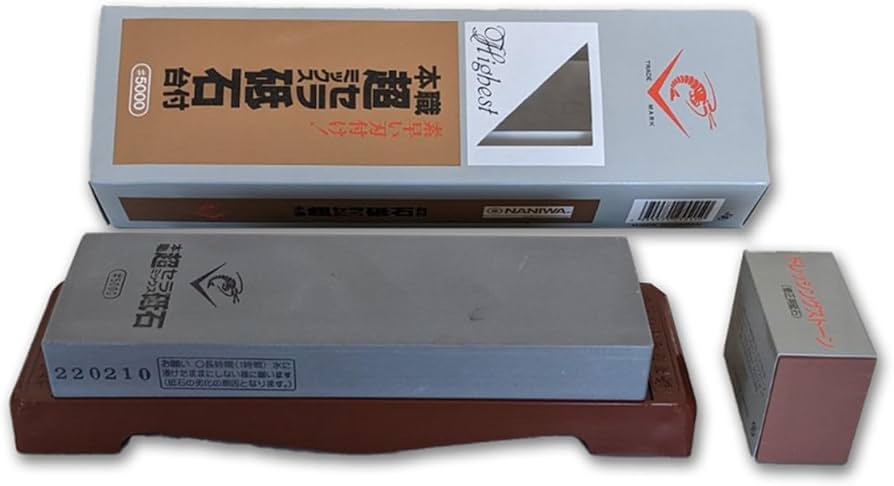 Amazon.co.jp: エビ印 本職超セラミックス砥石 台付 #5000 SS-5000