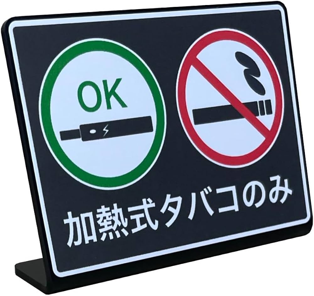 Amazon.co.jp: Mehrondo 禁煙 ・ 加熱式タバコのみ OK 卓上 プレート