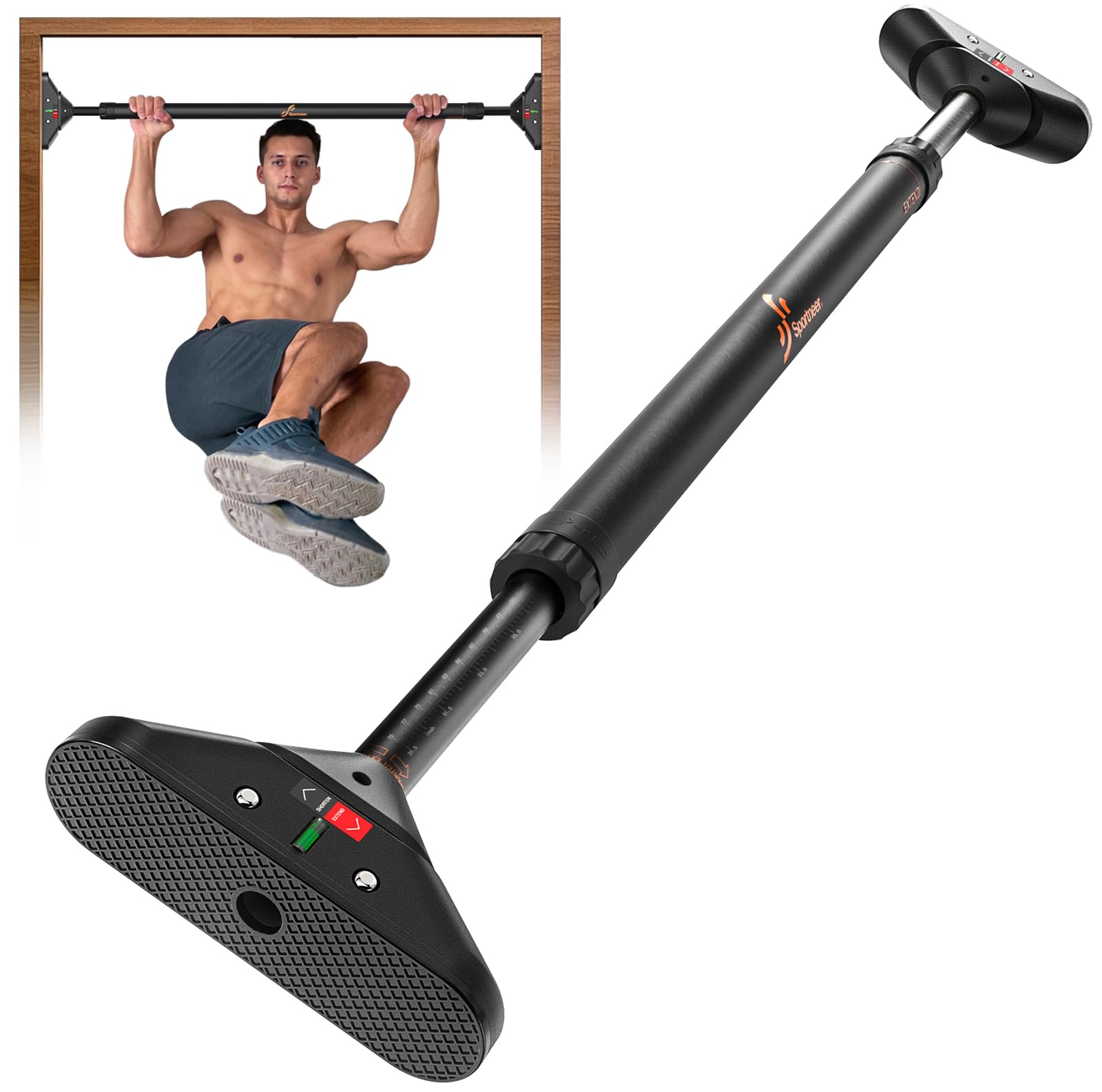 Amazon | Sportneer 懸垂バー ぶら下がり健康器 【欧米認証 耐荷重