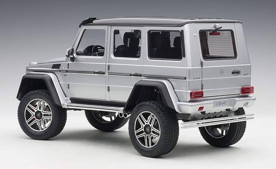 Amazon.com: Autoart Mercedes Benz G500 4X4 2 Silver 1/18 Model Car