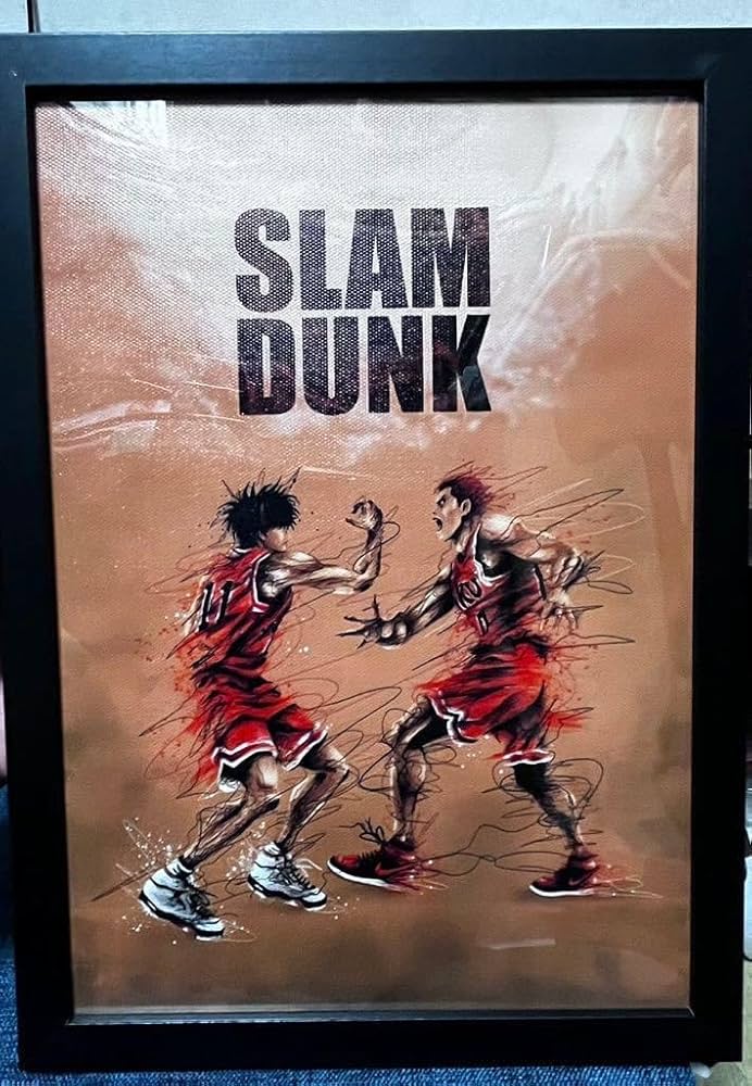 Amazon.co.jp: スラムダンク 桜木&流川 絵画 タペストリー 名場面