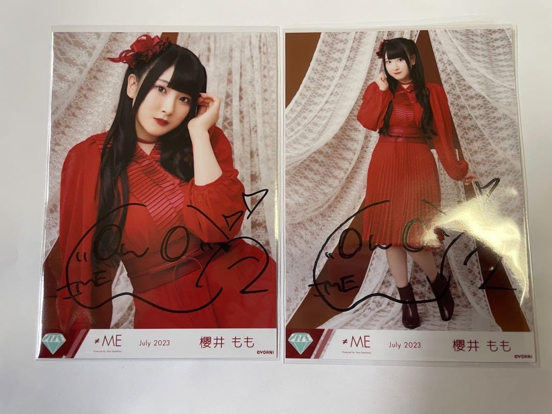 Amazon.co.jp: ノイミー 櫻井もも 生写真 直筆 4周年コンサート衣装