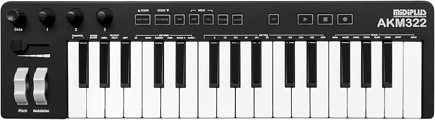 Amazon | AKM322 32-Key Midiキーボードコントローラ DTM定番ソフト