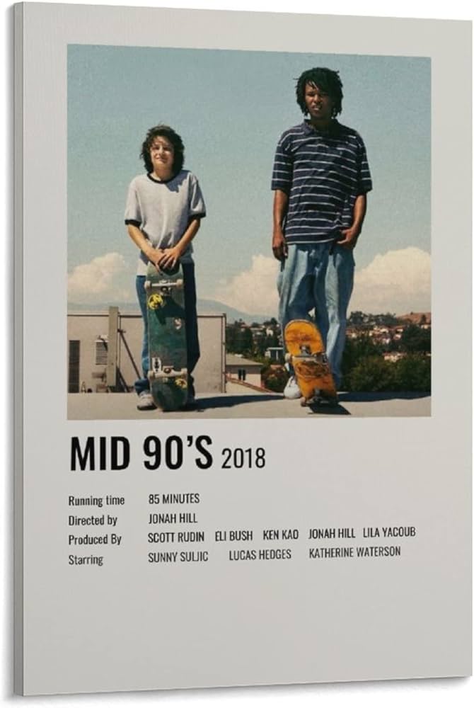 Amazon.co.jp: Mid90s 映画ポスター 90年代半ばのヴィンテージポスター
