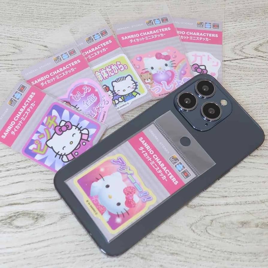 Amazon | ハローキティ[ダイカットシール]ミニステッカー/Y2K ピンチ