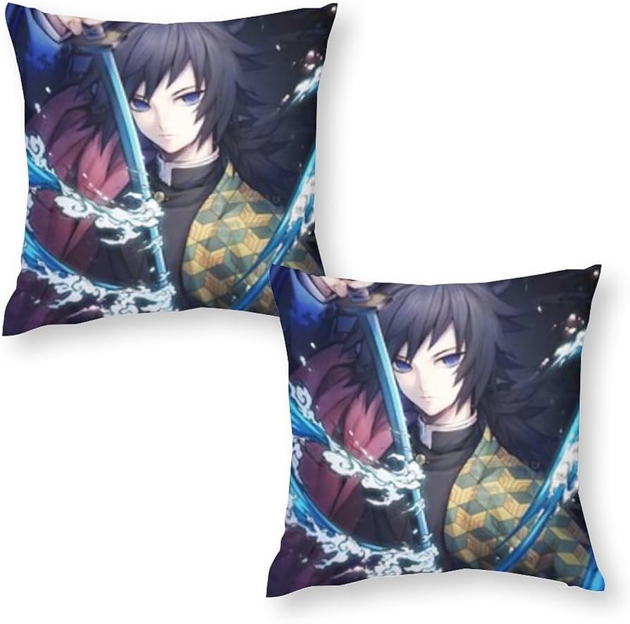 Amazon｜あいのにじょ 鬼滅の刃 冨岡義勇 (9) 抱き枕カバー クッション