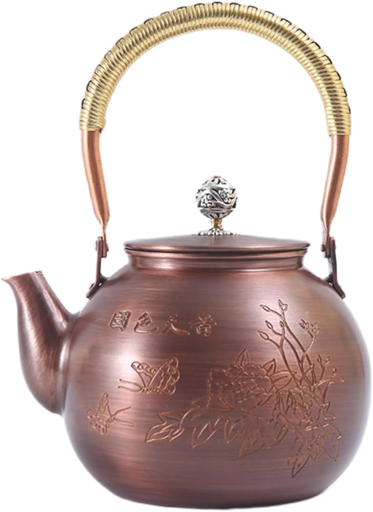 Amazon｜Lake key 銅びん レトロ ミニ 銅 やかん 手作り 純銅製 便携