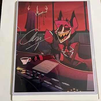 Amazon.co.jp: ハズビンホテル アラスター 声優 直筆サイン ポスター