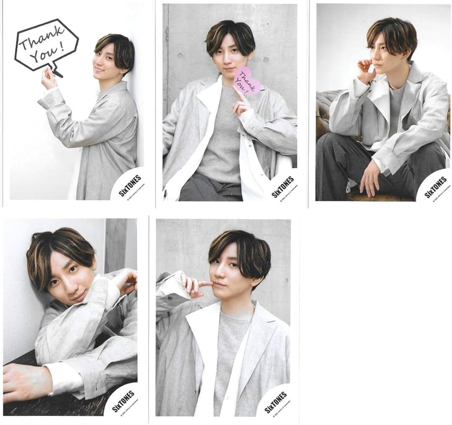 Amazon.co.jp: 京本大我 Sixtones 1st Anniversary グッズ 撮影 オフ