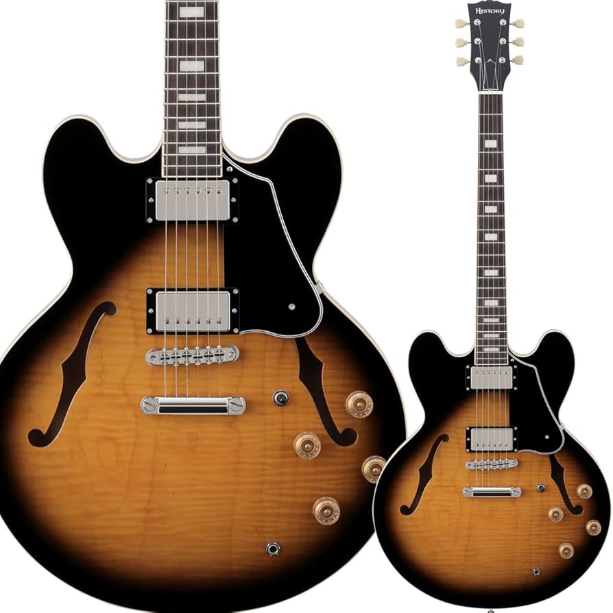 Amazon | HISTORY HSA-Standard Tobacco Sunburst エレキギター