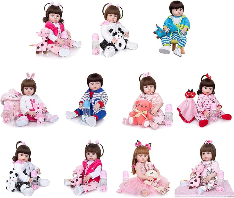 Amazon.co.jp: 19インチの幼児女の子人形用リアルなリボーンズ人形の