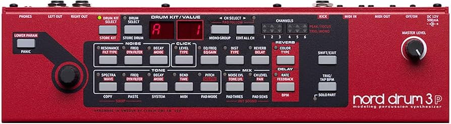 Amazon.com: Nord Drum 3P Modeling 6-Channel Percussion Synthesizer