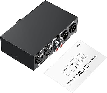 Amazon.com: PROZOR 2-IN-2-OUT XLR Balanced/RCA Converter Audio