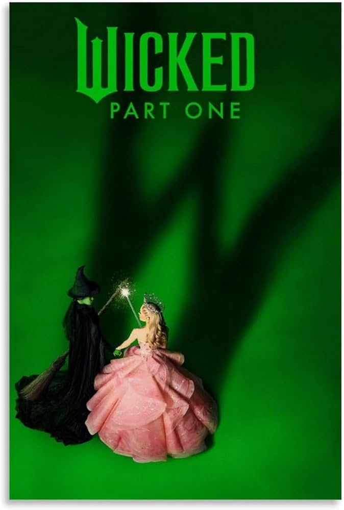 Amazon.co.jp: 映画ポスター ウィキッド ふたりの魔女 Wickedポスター