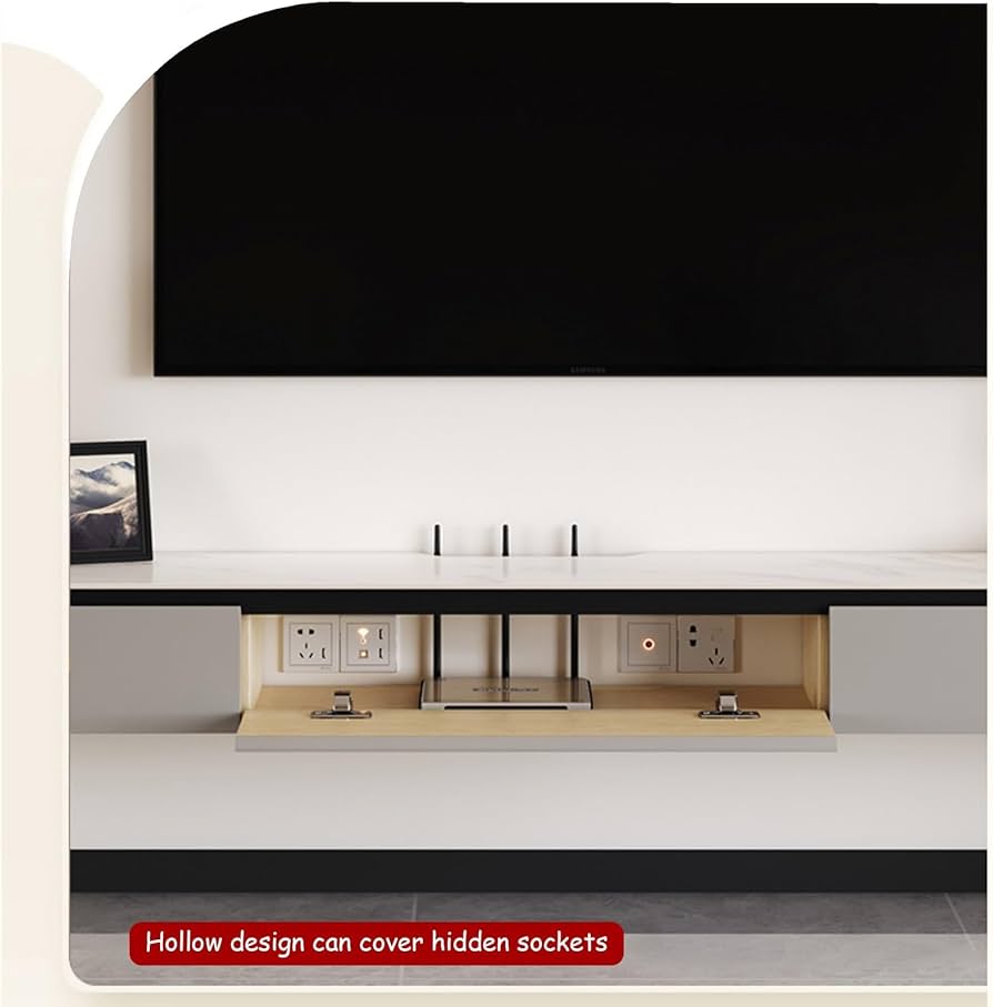 Amazon｜JIAOCKJIAO テレビボード フロート、150x24x20 Cm, テレビ台