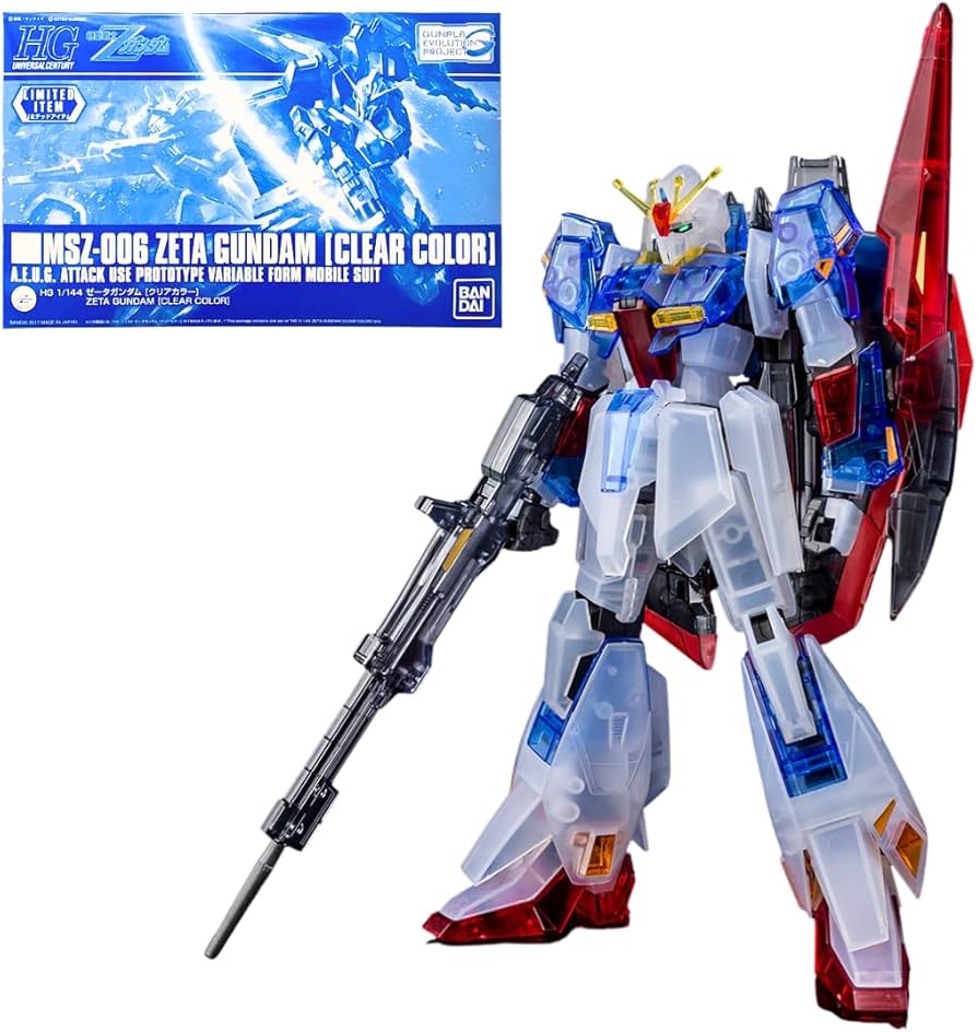 Amazon | HG 1/144 ゼータガンダム[クリアカラー] イベント限定 機動