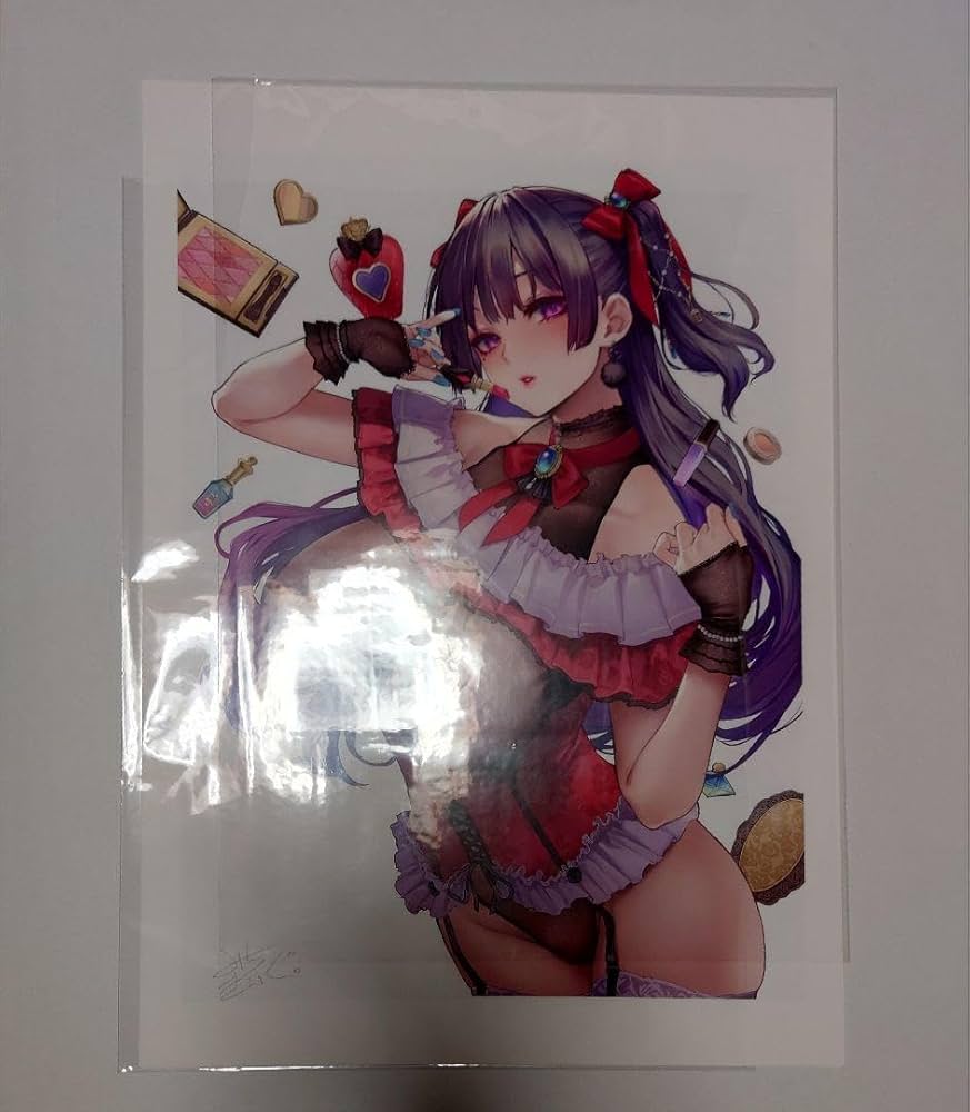 Amazon.co.jp: 直筆サイン みちきんぐ 複製原画 ミュージェットグラフ