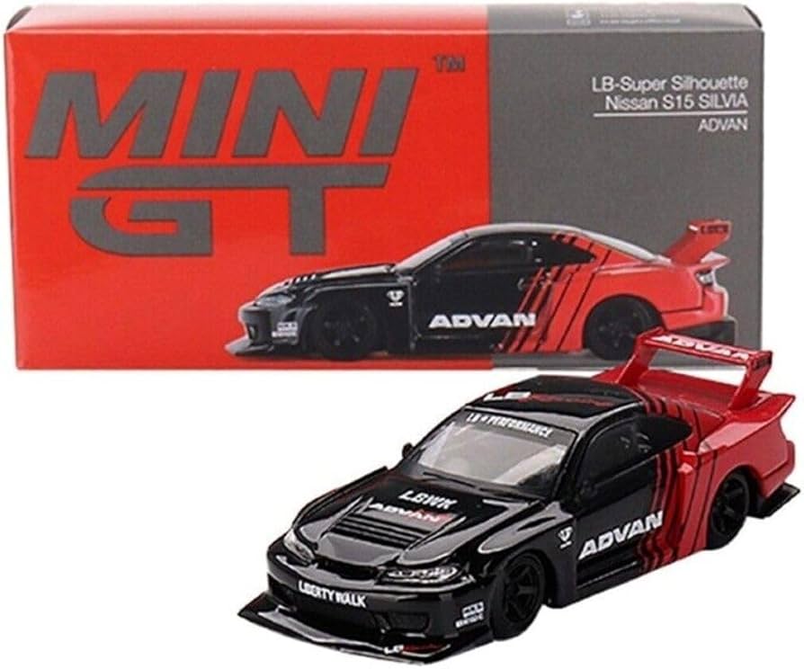 Amazon.com: Mini GT - 1999 Nissan Silvia (S15) LB-Super Silhouette