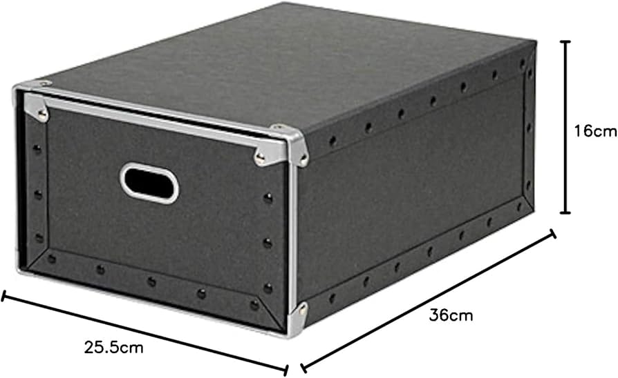 Amazon｜無印良品 硬質パルプボックス・引出式・深型 約幅25.5×奥行36