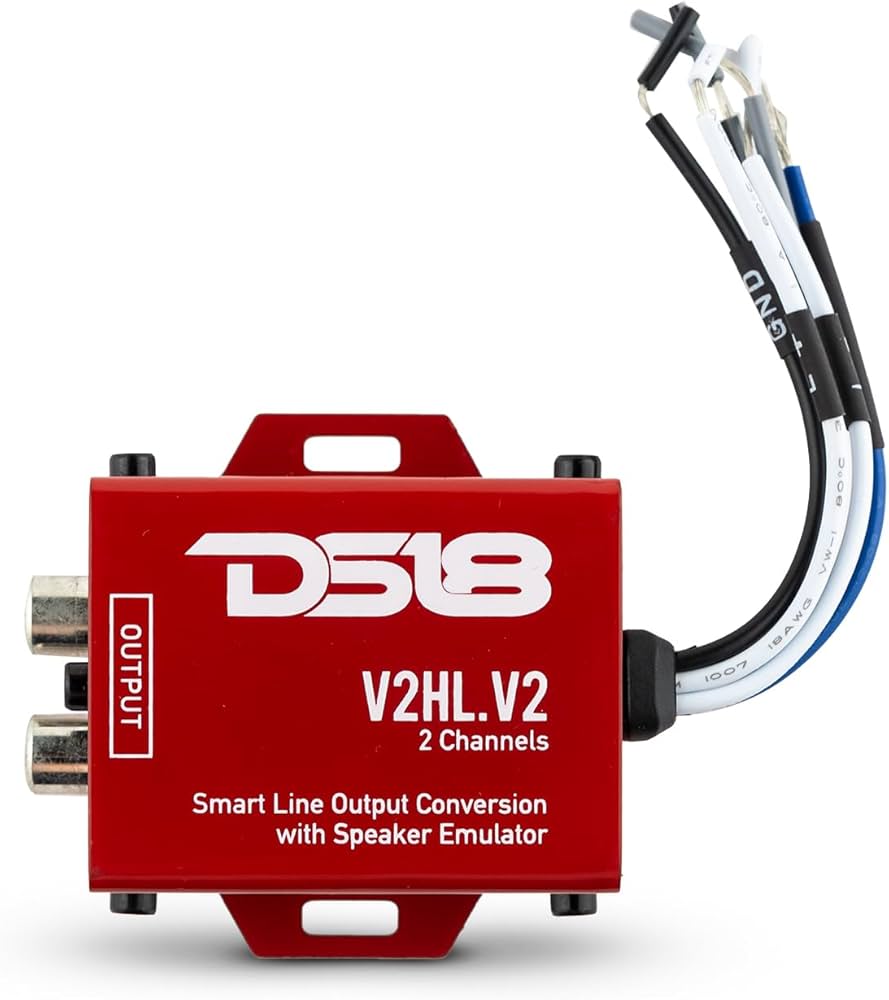 Amazon.com: DS18 V2HL.V2 Hi/Lo Converter 2-Channel with Speaker